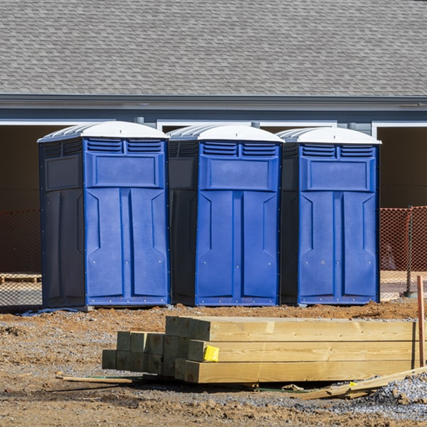 how do you ensure the portable restrooms are secure and safe from vandalism during an event in Axton